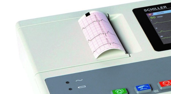EKG-Papier Schiller Cardiovit AT 10 Plus / AT 110 | 210 x 140mm | 158 Blatt | 10 Faltlagen
