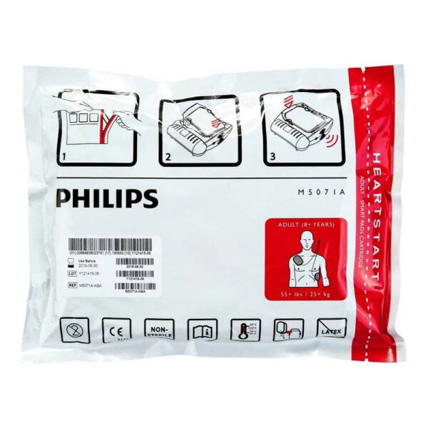 Elektroden zum Heartstart HS1 Philipps | für Erwachsene ( M5071A) | 1 Paar