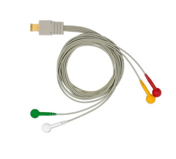 EKG-Kabel Langzeitkabel zu Schiller MT101 | 145603 | 4-adrig | 1,6 m | mit Druckknopf | 1 Stück