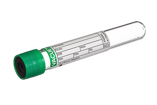VACUETTE®  Lithium hep.9 ml | o. Gel  grüner Deckel | 50 Stück