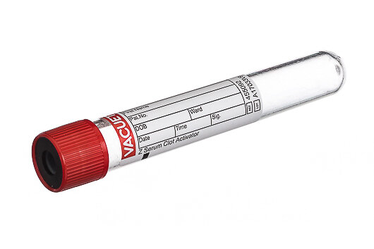 VACUETTE®  Serum 9ml Z G/A NR | ohne Gel | rot/schwarz | 50 Stück