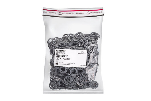 VACUETTE® ID Snap-Rings grau | 500 Stück