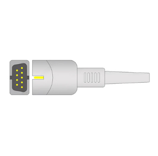 Ohrsensor SpO2 zu Nellcor | Sub-D | 9pin | 110cm lang | ohne OxiMax-Technik | 1 Stück