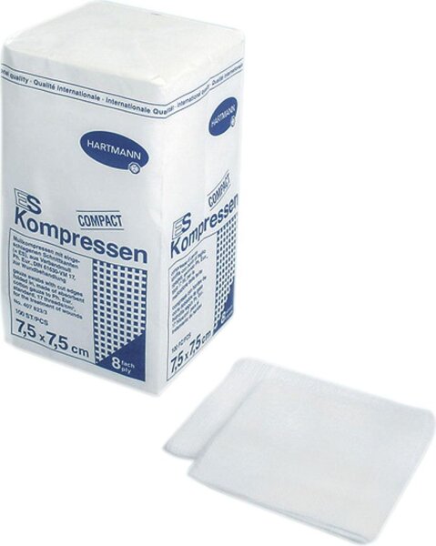 Hartmann ES-Kompressen | 8-fach | unsteril | 5 x 5cm | 100 Stück