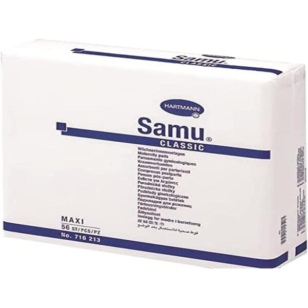 Hygienevorlagen Hartmann Samu-Vorlage maxi classic | 11 x 35cm | 1 x 56 Stück