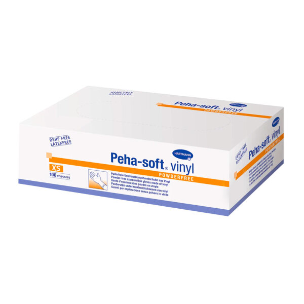 Vinylhandschuhe Peha-soft | puderfrei | Gr. XS | 100 Stück