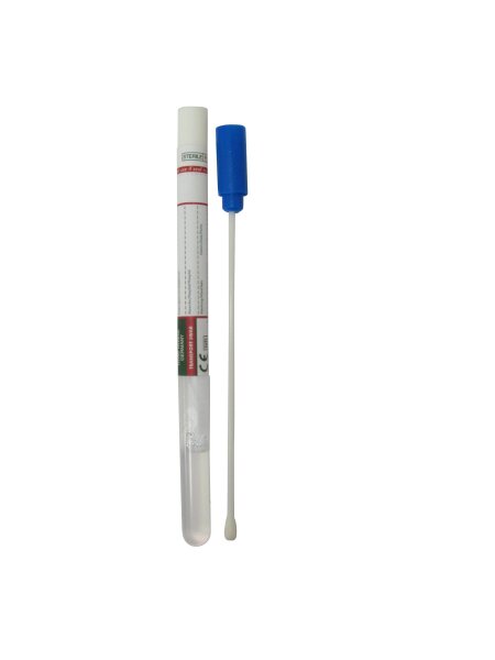 Abstrichbesteck steril | PS-Stab mit Medium | 100 Stück