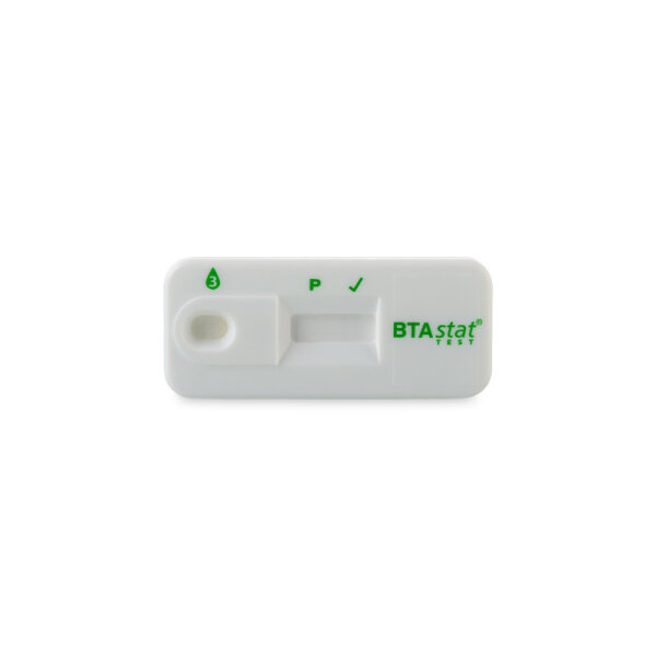 BTAstat Blasenkarzinom-Schnelltest, immunchromatografischer Nachweis von Blasentumor-Antigen
