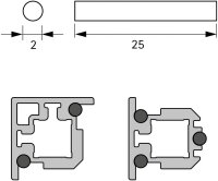 Zytokammern Hettich mit Dichtung 2 ml | 100 Stück