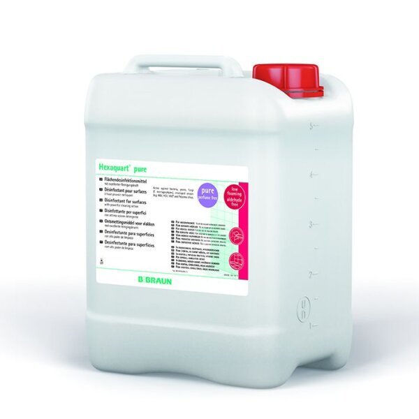 Hexaquart pure | 5 Liter Kanister | Flächendesinfektion+ Reinigung | aldehydfreies Konzentrat