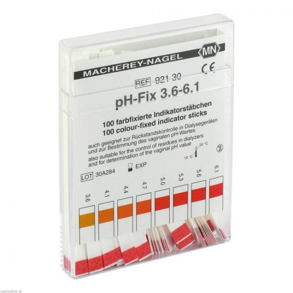 Indikatorstäbchen | Macherey | pH-Fix pH 4,0 - 7,0 | 100 Stück