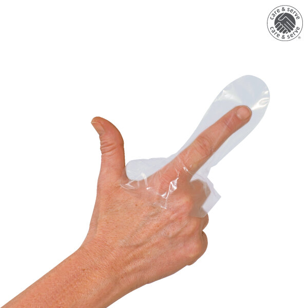 Fingerlinge wiroTIPPI care & serve® – PREMIUM | Polyaethylen | Standardgröße | 100 Stück