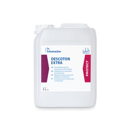 Descoton Extra | 5 Liter Kanister | Desinfektion für Instrumente und Endoskope | viruzid