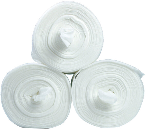 Eco Wipes Vliestücher | 17,5 x 36cm | Rolle 120 Blatt | 6 Rollen