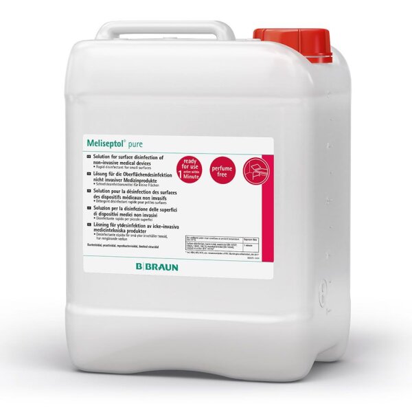 Meliseptol Pure | gebrauchsfertige Flächendesinfektion | alkoholhaltig | 5 Liter
