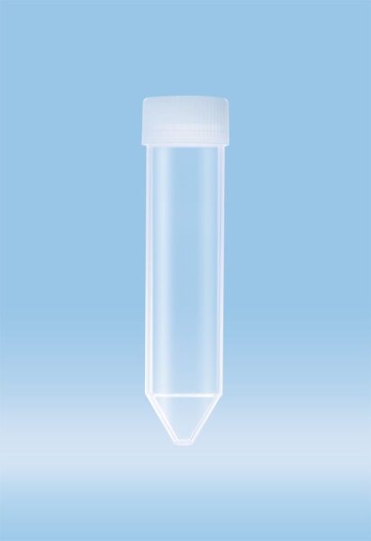 Sarstedt Röhre PP 10 ml | 92 x 15,3 mm | runder Boden | mit montiertem Schraubverschluss | 100 Stück