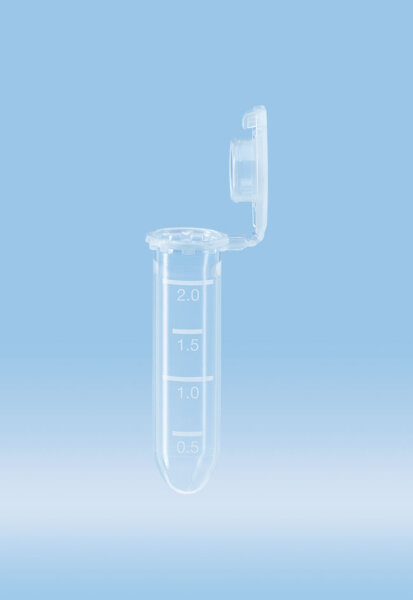 Reaktionsgefäße -PP | 2 ml mit anhängendem Deckel | 2ml PP | 8 x 240 Stück