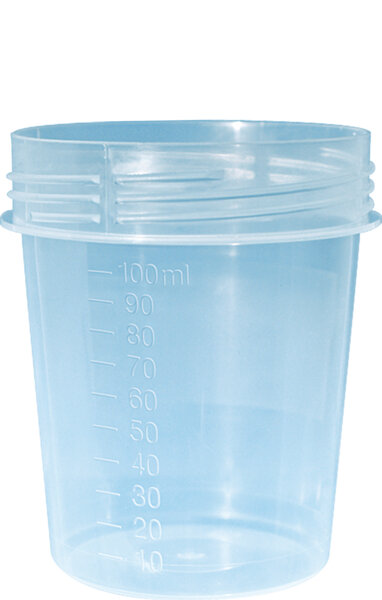 Sarstedt Schraubbecher PP 100ml  ohne Deckel | 50 Stück