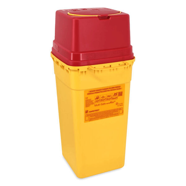 Kanülenabwurfbehälter Multi-Safe euroMatic 6000 REC | 6 Liter | 1 Stück