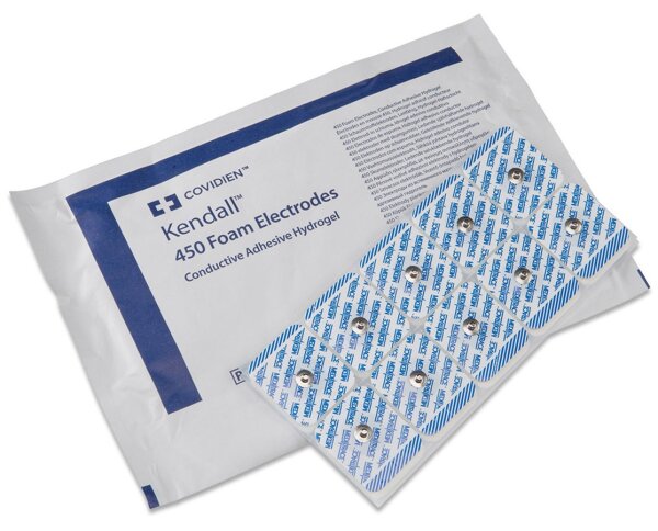 EKG-Klebeelektroden | Kendall (ARBO) H34SG | Q 45mm |  Druckknopf | 300 Stück