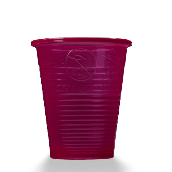 Universalbecher | 180 ml | weinrot | 100 Stück