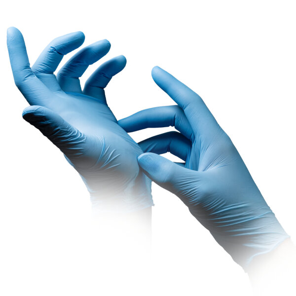 Nitril-Handschuhe | puracomfort blue | pdfr. | unsteril | blau | Gr. XS | 100 Stück