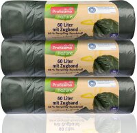 Müllbeutel mit Zugband | 60 Liter | 18µ | 64 x...