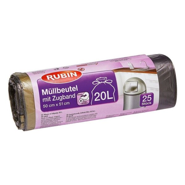 Müllbeutel | 120 Liter | rot | 62mµ | 700x1100 mm | 25 Stück