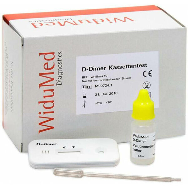 D-Dimer Schnelltest für den qualitativen Nachweis von D-Dimer in menschlichem Vollblut und Plasma