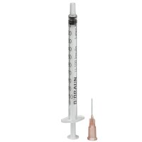 Omnifix 100 Duo Insulinspritzen 1 ml m. beigel....