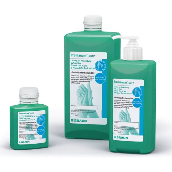 Promanum Pure | Händedesinfektion | 500ml Spenderflasche oval