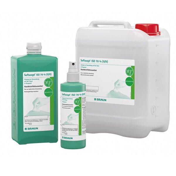 Softasept ISO 70% | Hautdesinfektion | 250 ml Sprühflasche