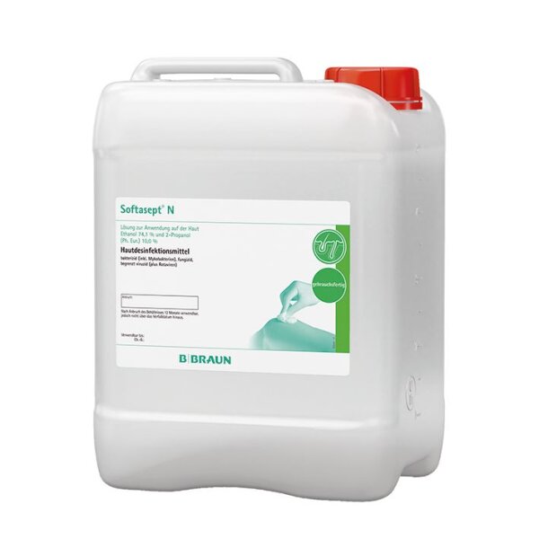 Softasept N farblos | Hautdesinfektion | 5 Liter Kanister