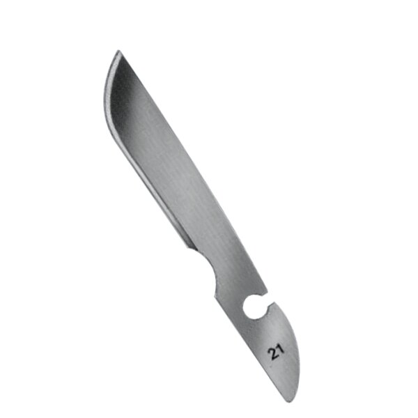 BAYHA Einmal-Skalpellklingen Fig. 21, unsteril VE =  1 Gros (12 Dtzd.)