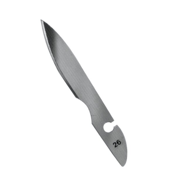 BAYHA Einmal-Skalpellklingen Fig. 26, unsteril VE =  1 Gros (12 Dtzd.)