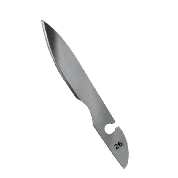 BAYHA Einmal-Skalpellklingen Fig. 26, steril VE =  1 Gros (12 Dtzd.)