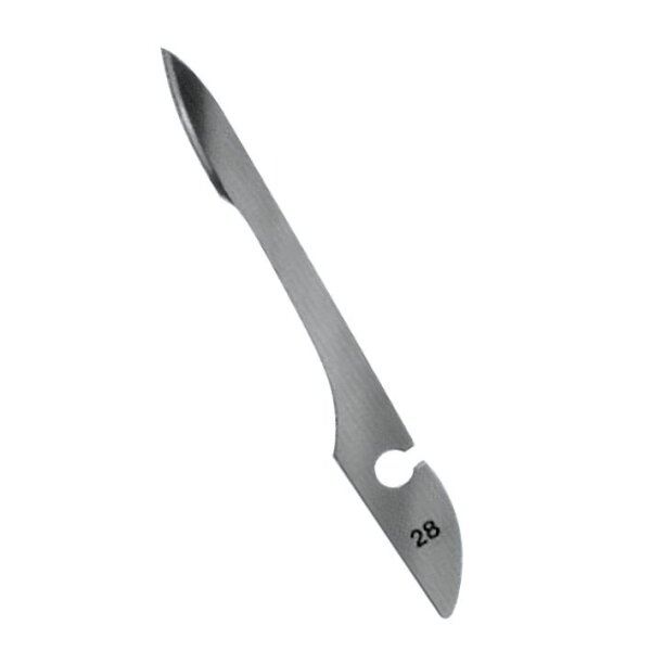 BAYHA Einmal-Skalpellklingen Fig. 28, steril VE =  1 Gros (12 Dtzd.)