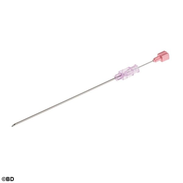 Spinalkanülen Quincke-Schliff | rosa | 18G x 3 1/2 | 1,20 x 90 | 25 Stück