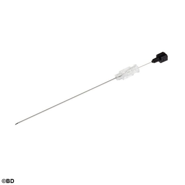 Spinalkanülen Quincke-Schliff | schwarz | 22G x 3,5 | 0,7 x 90mm | 25 Stück