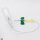 Vacutainer Pre-Attached Safety-Lock | G21 | 3/4 | grün | 18 cm Schlauch | 25 Stück
