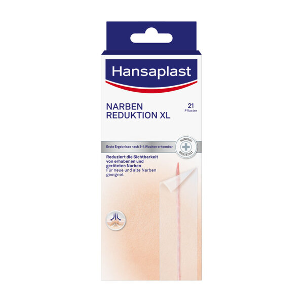 Hansaplast Narben Reduktion XL, 3 x 14,6 cm (21 Stck.)