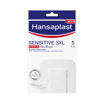 Hansaplast Sensitive 3XL Grosspflaster, 10 x 15 cm,...