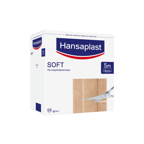 BDF Hansaplast soft | 6 cm x 5 m | 1 Rolle