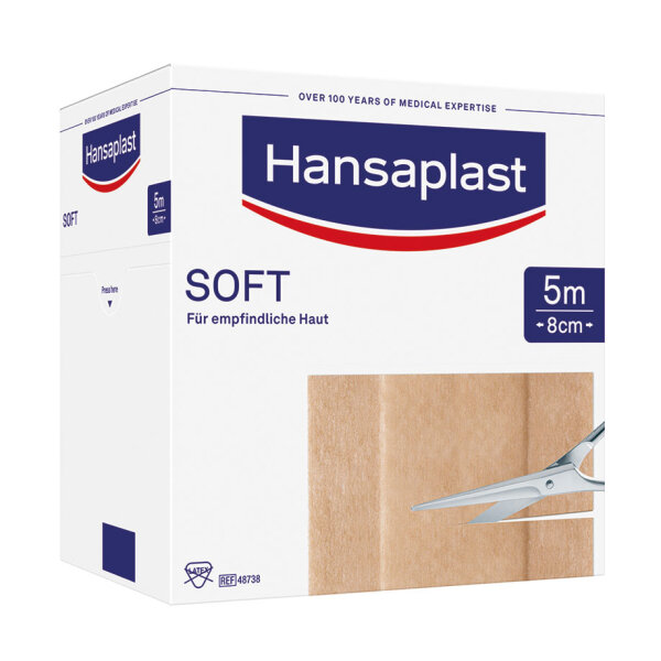 BDF Hansaplast soft | 8cm x 5m | 1 Stück