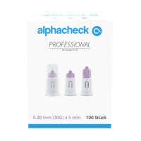 alphacheck professional Pen-Nadeln PLUS 30 G x 5 mm (100...
