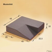 Arthrodese-Kissen 45 x 45 x 10 cm, anthrazit,...