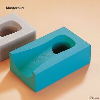 Fersenstütze mit PU-Beschichtung gelb, 25 x 15 x 8...