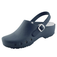 antist. ChiroClogs Classic mit Fersenriemen blau, Gr. 47/48