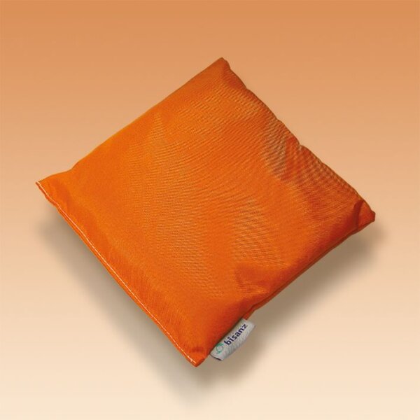 Kirschkernkissen mit Nylonbezug orange 20 x 20 cm *Sonderanfertigung, keine Rückgabe!*