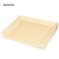 Wickeltischauflage 3-seitige Aufkantung creme,...
